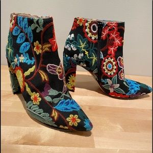 Stuart Weitzman Embroidered Boots